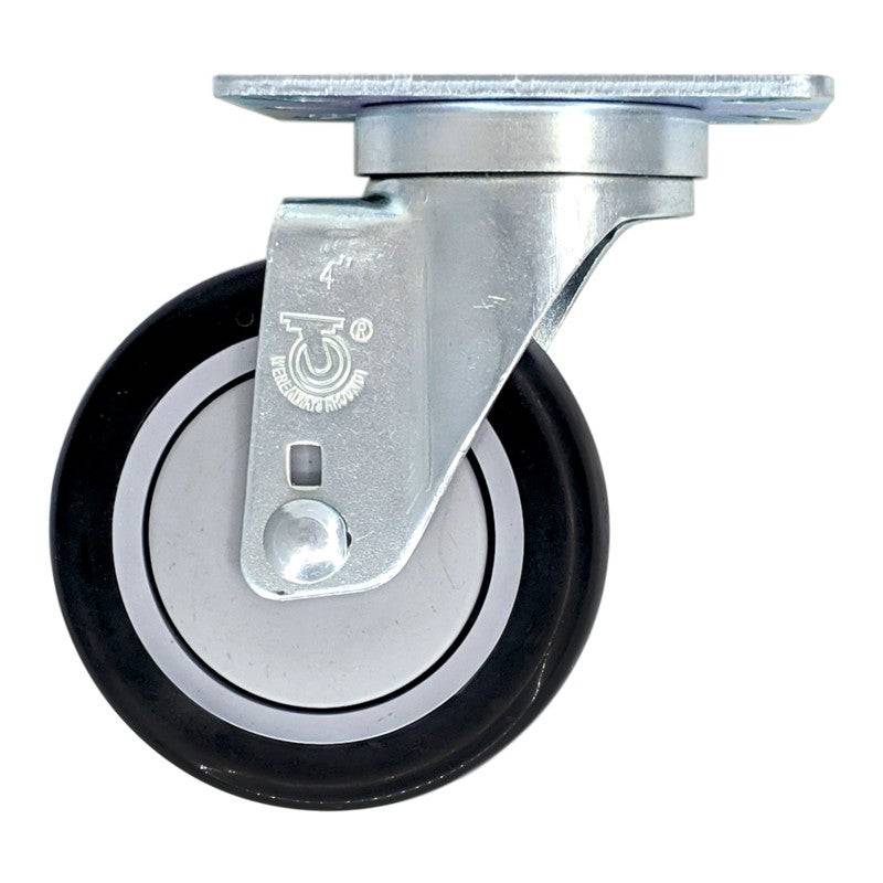 4" x 1-1/4" Poly-Pro Wheel Swivel Caster - 350 lbs. capacity - Durable Superior Casters