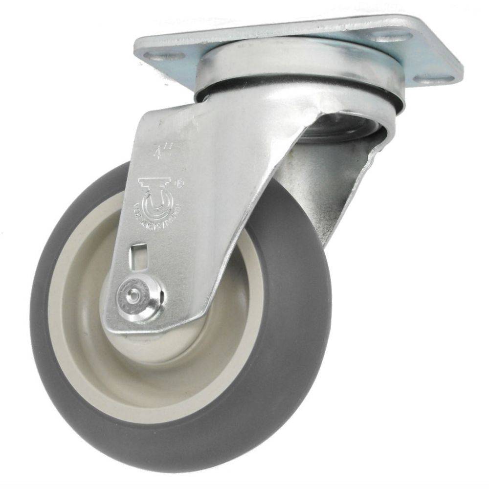 4" x 1-1/4" Thermo-Pro Wheel Caster w/ Dust Cap - 250 lbs. capacity - Durable Superior Casters