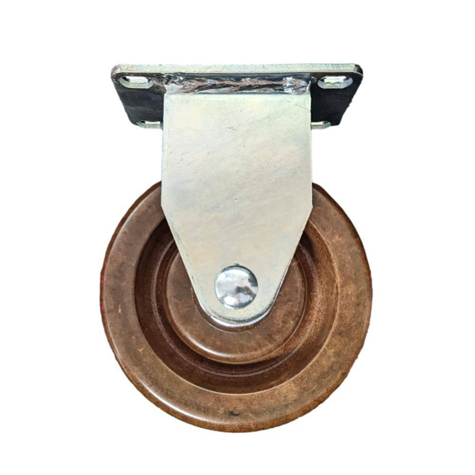 4" x 1-1/4" High Temp Phenolic Wheel Swivel or Rigid Caster - Durable Superior Casters - product view 2
