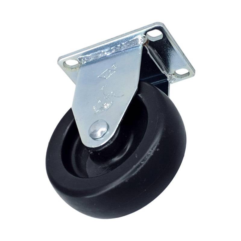 4" x 1-1/4" Polyolefin Wheel Rigid Caster - Durable Superior Casters - product view 2