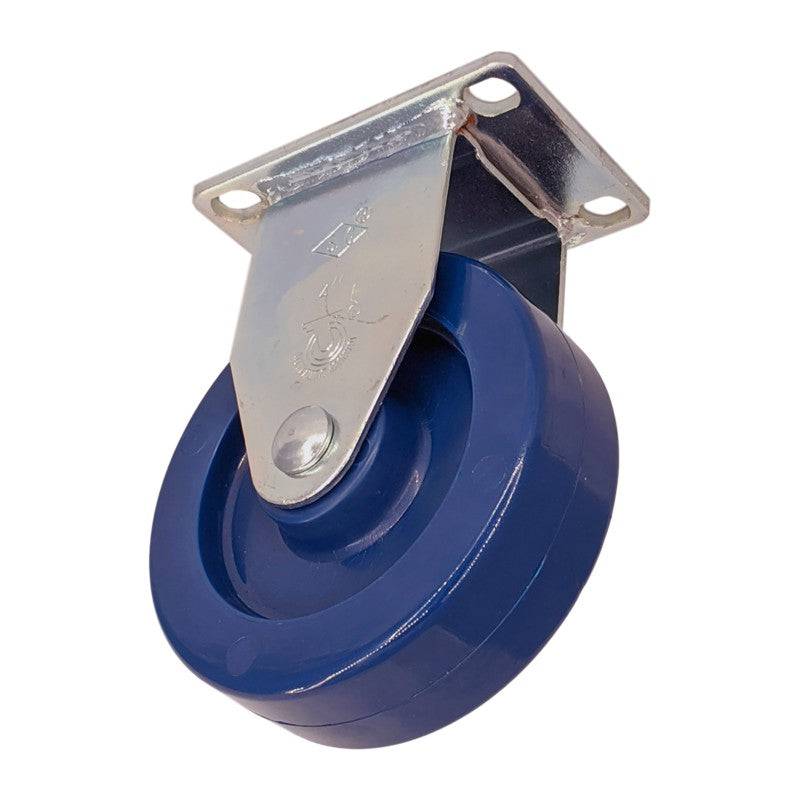 4" x 1-1/4" DuraLastomer Wheel Rigid Caster - 350 lbs. Capacity - Durable Superior Casters