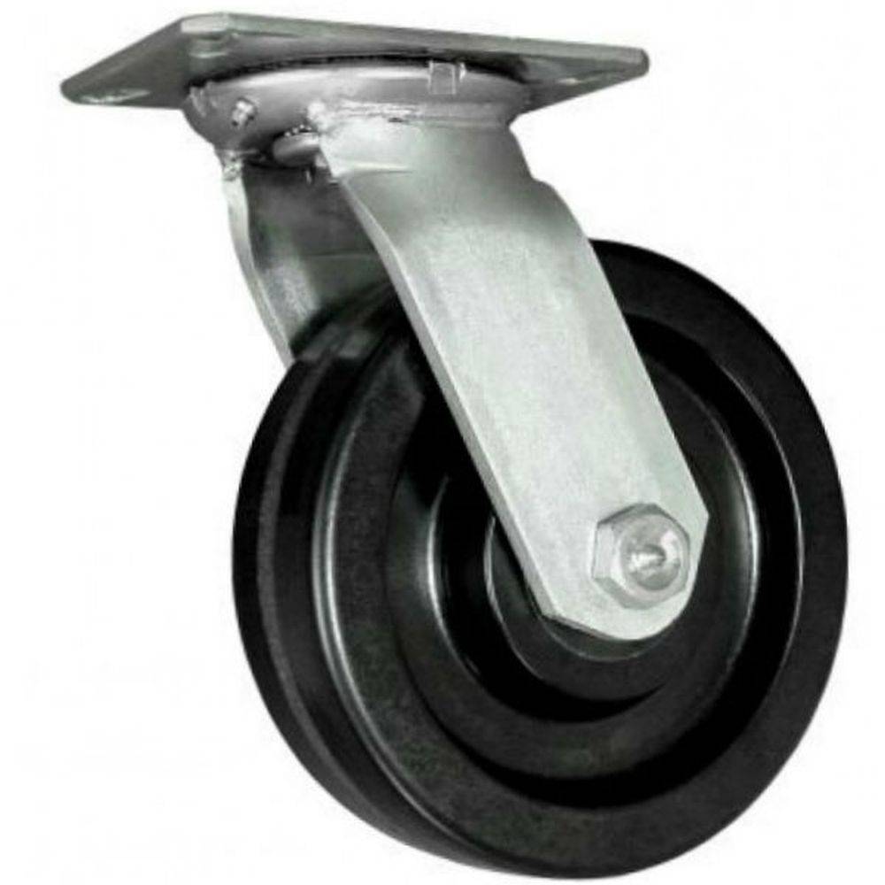 8" x 2-1/2" Phenolic Swivel Caster Heavy Duty Industrial Grade - 1800 lbs. Cap. - Durable Superior Casters