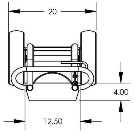 Valley Craft Cylinder Hand Truck, Single - Valley Craft