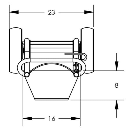 Valley Craft Cylinder Hand Truck, Single - Valley Craft