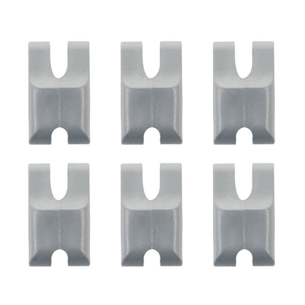 Metro 9184P Additional Rust-Proof Polymer Clips for Super Erecta Solid Shelving, Bag of 6 - Metro