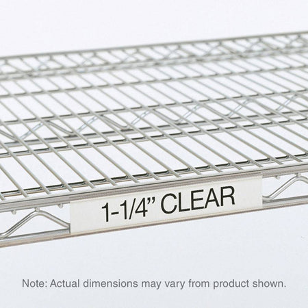 Metro Super Erecta Label Holder, Clear - Metro