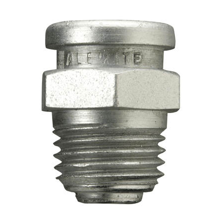 Alemite A1186 NPT Thread Standard Button Head Lubrication Fitting (Pack of 50) - Alemite