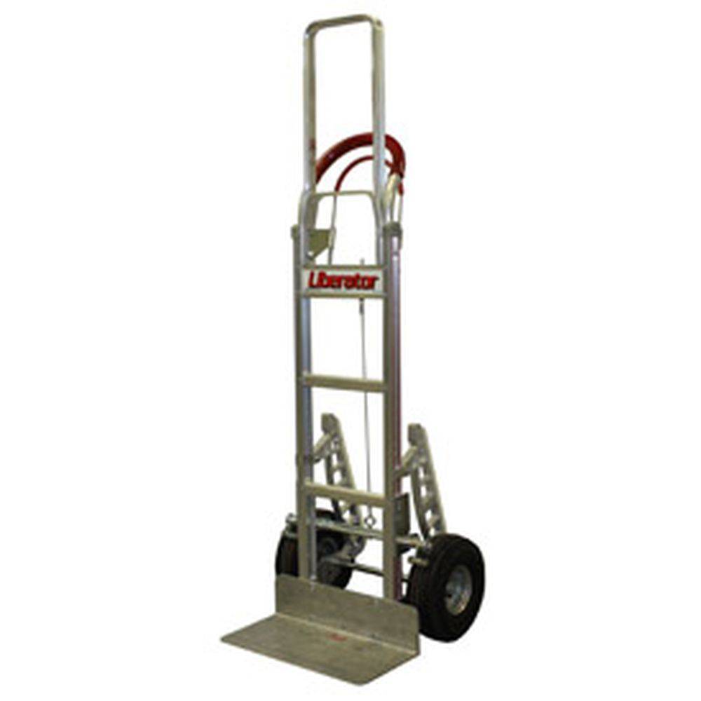 B&P Tread Brake Loop Handle Hand Truck w/ Pneu Wheels - B&P Manufacturing