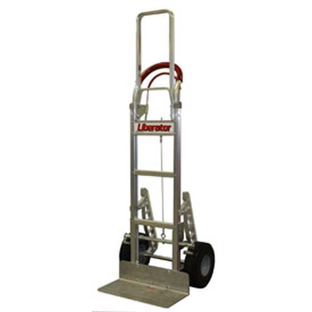 B&P Tread Brake Loop Handle Hand Truck w/ Foam Wheels - B&P Manufacturing