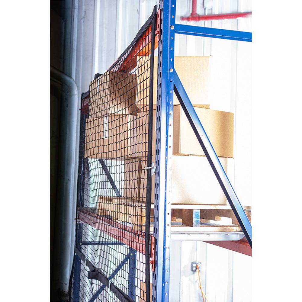 Pallet Rack Modular Safety Netting - Standard/J-Hook Attachments - Adrian's Safety Solutions