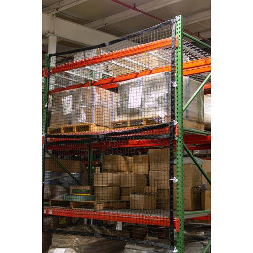 Pallet Rack Modular Safety Netting - Standard/J-Hook Attachments - Adrian's Safety Solutions