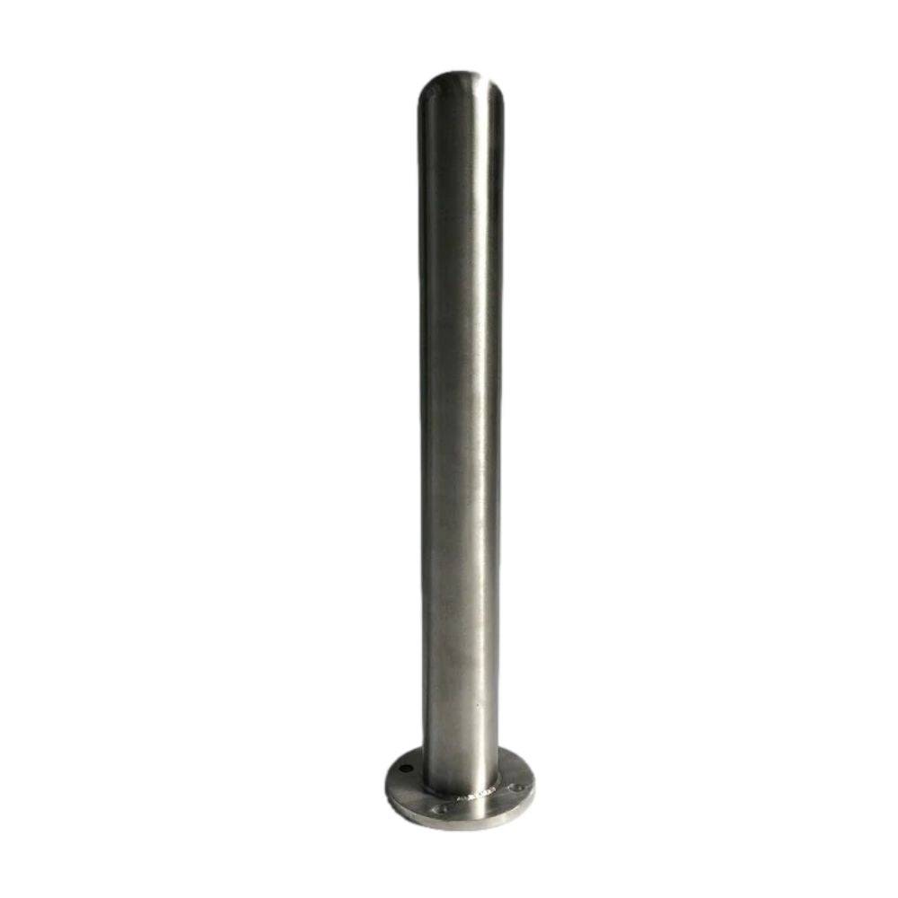 4" Stainless Steel Bollard with Baseplate - S4 Bollards