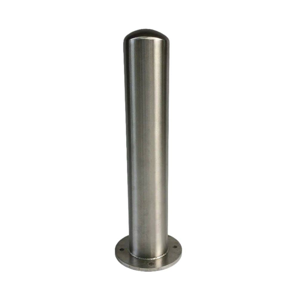 6" Stainless Steel Bollard with Baseplate - S4 Bollards