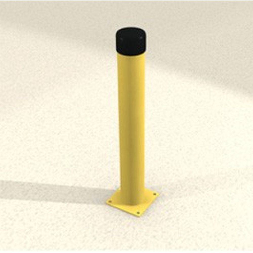 Bluff Yellow Steel Bollard Post - Bluff Manufacturing