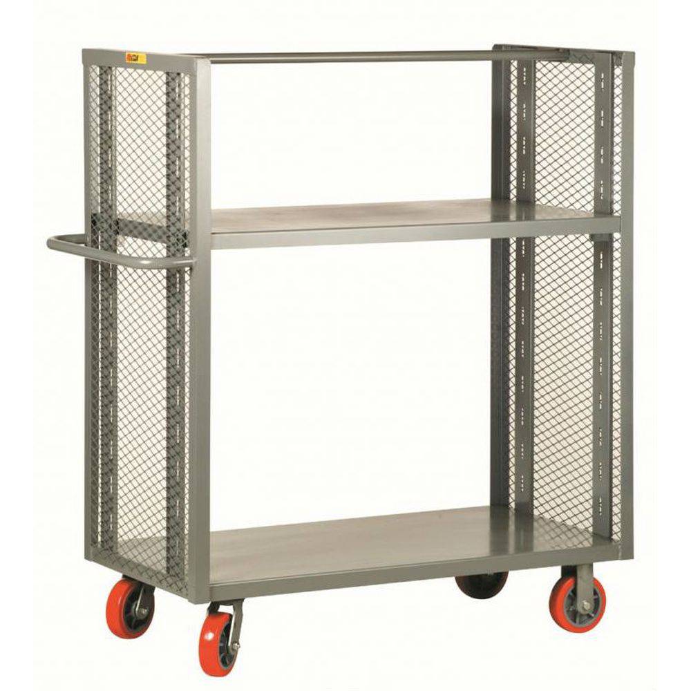 2-Sided Adjustable Shelf Truck (2 Shelves) - Little Giant