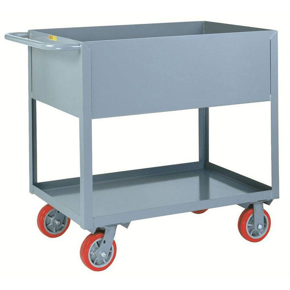 12 In. Deep Shelf Truck (6" Polyurethane Wheels) 3600 lbs. Capacity - Little Giant