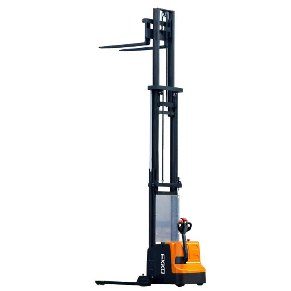 EKKO Full Powered Straddle Stacker 138/177" Height - Ekko Lifts