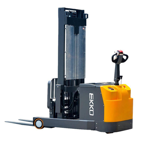 Moving Mast Walkie Reach Truck - 3300 lbs Capacity - Ekko Lifts