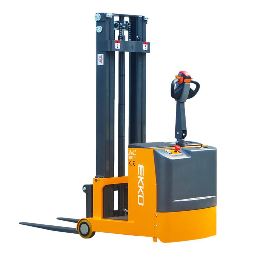 EKKO EK07S Counterbalance Walkie Stacker 118" Height - 1550 lbs Capacity - Ekko Lifts