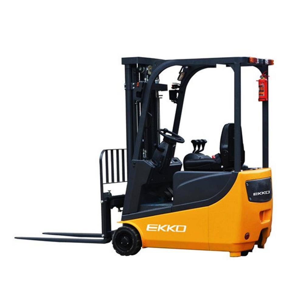 EKKO EK13A 3 Wheel Electric Forklift 138" Lift Ht., Side Shift - 3300 lbs Capacity - Ekko Lifts