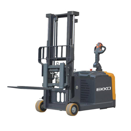 EKKO EK13S-177 Counterbalanced Walkie Stacker SIDE-SHIFTING - 2860 lbs Capacity - Ekko Lifts