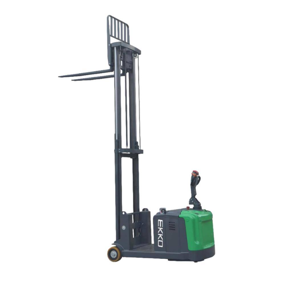 EKKO EK14-130Li Counterbalanced Walkie Stacker - 3300 lbs Capacity - Ekko Lifts