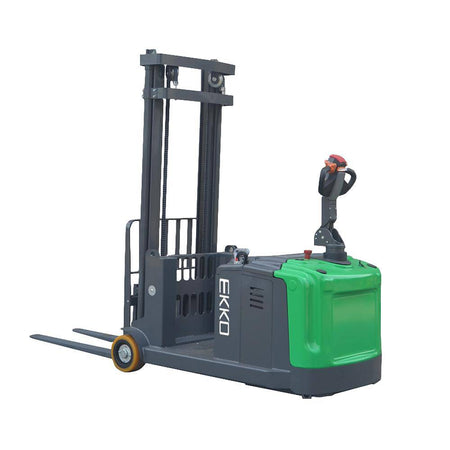 EKKO EK14-130Li Counterbalanced Walkie Stacker - 3300 lbs Capacity - Ekko Lifts