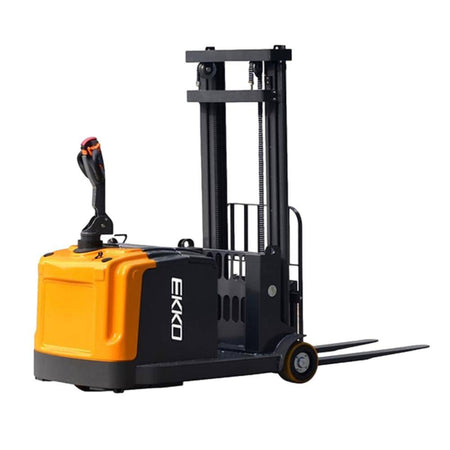 EKKO EK14 Counterbalanced Walkie Stacker 118" Height - 3300 lbs Capacity - Ekko Lifts