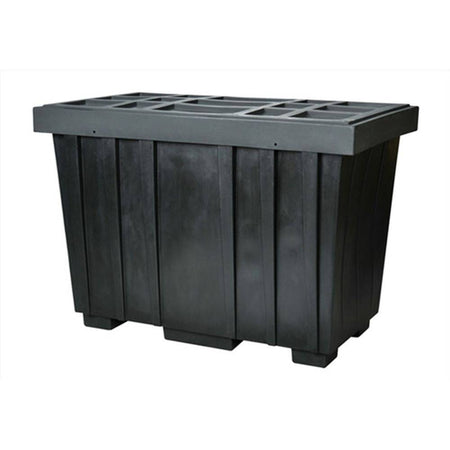 Spill Kit Box w/ Lid Black 220 Gallon - Eagle Manufacturing