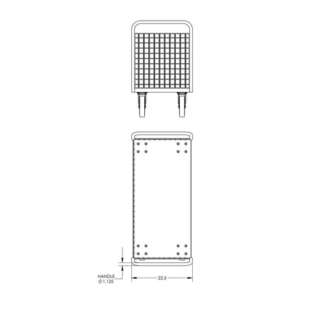 Valley Craft Platform Cage Carts - F80125VCBL