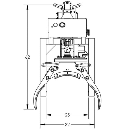 Valley Craft Fully Powered Drum Lifts and Rotators - F80143A6