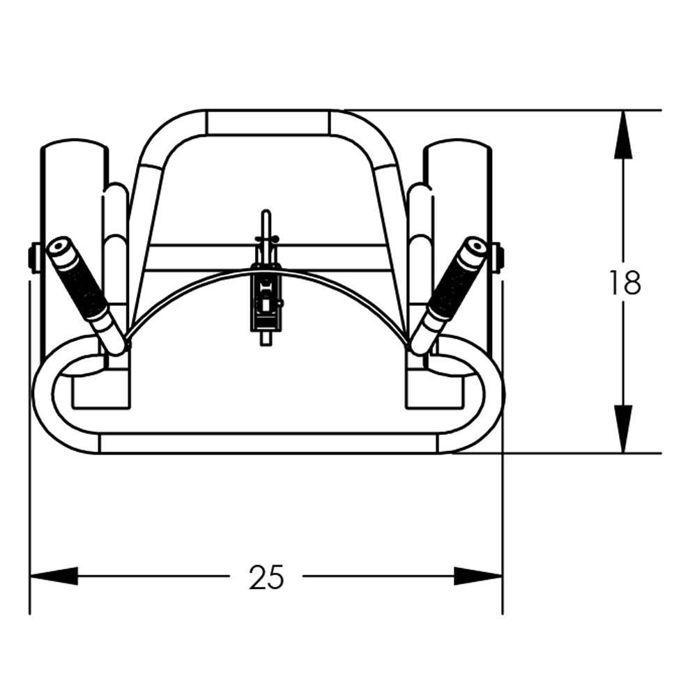 Valley Craft Aluminum 2-Wheel Drum Hand Trucks - F81500A0C