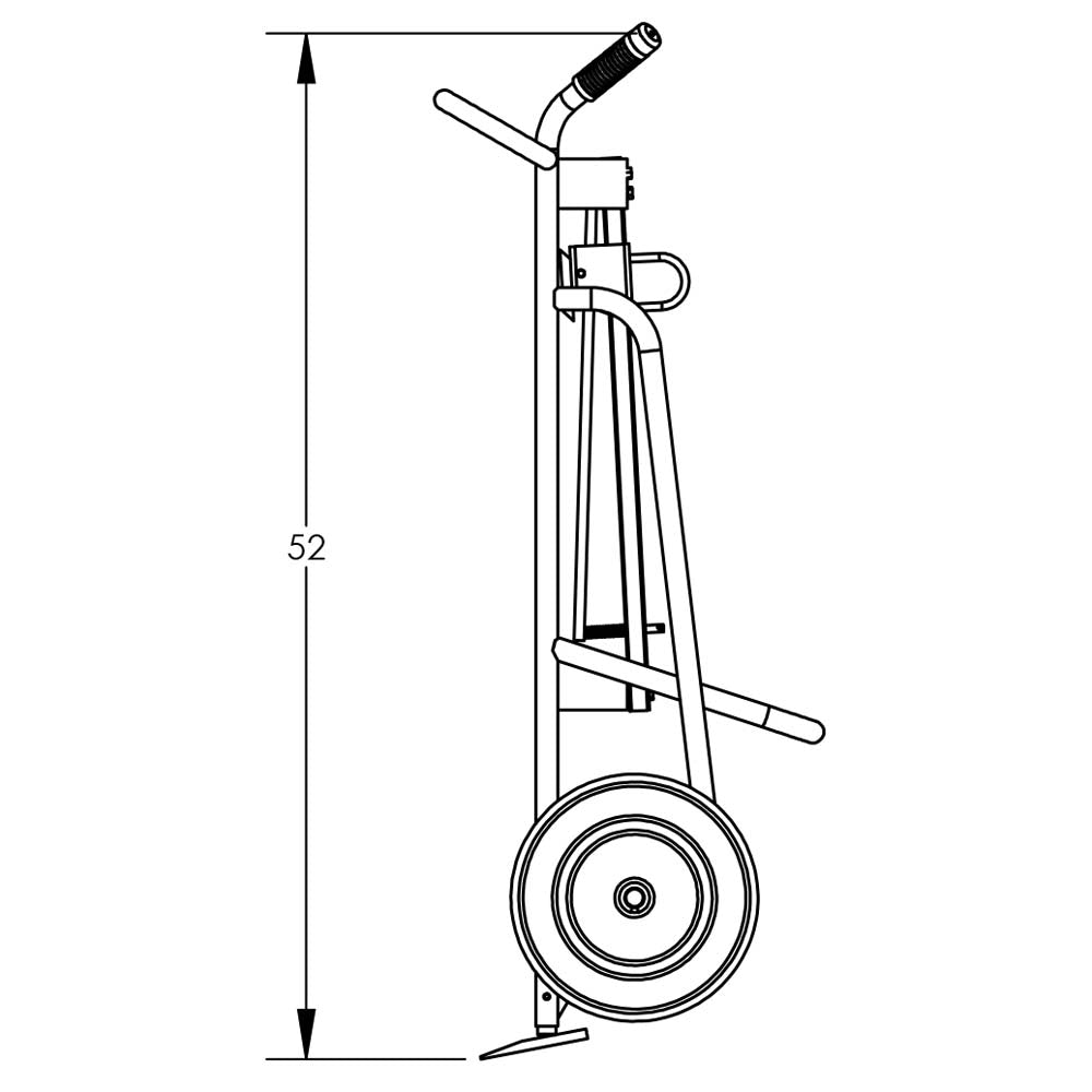 Valley Craft Steel 2-Wheel Drum Hand Trucks - F81600A9C