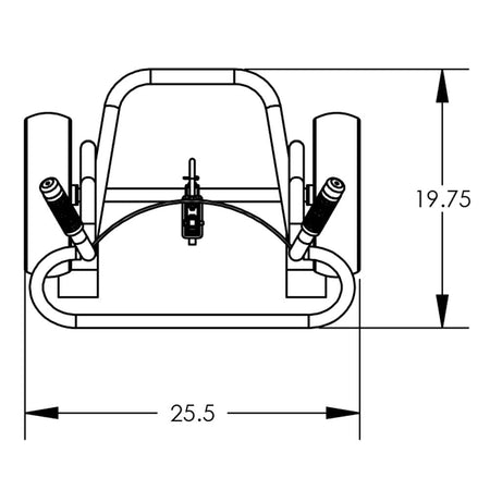 Valley Craft Steel 2-Wheel Drum Hand Trucks - F81600A9P