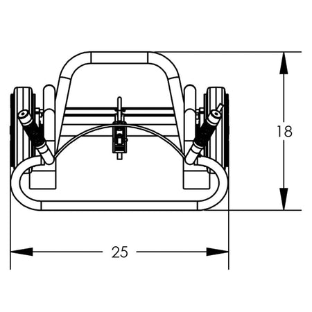 Valley Craft Aluminum 2-Wheel Drum Hand Trucks - F81625A0C