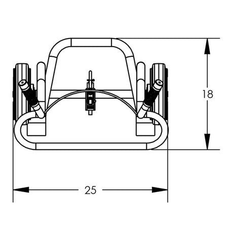 Valley Craft Aluminum 2-Wheel Drum Hand Trucks - F81625A0