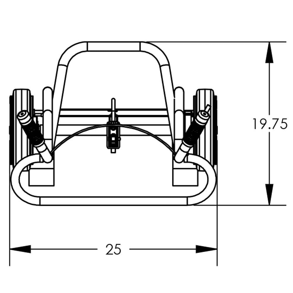 Valley Craft Steel 2-Wheel Drum Hand Trucks - F81735A7C