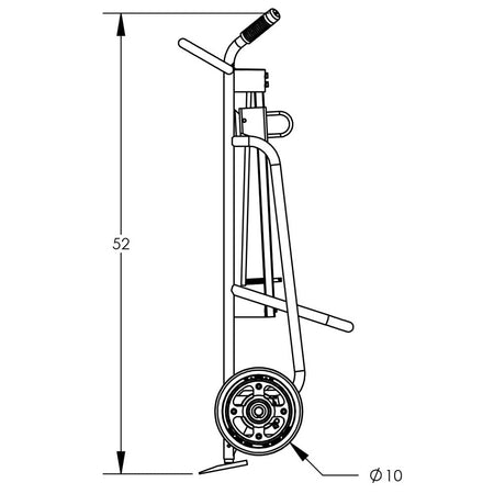 Valley Craft Steel 2-Wheel Drum Hand Trucks - F81735A7F