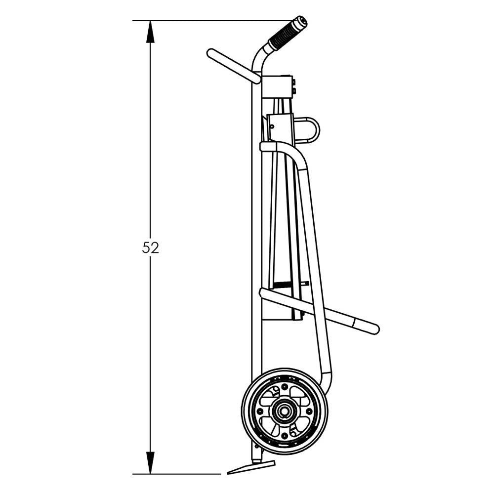 Valley Craft Steel 2-Wheel Drum Hand Trucks - F81735A7