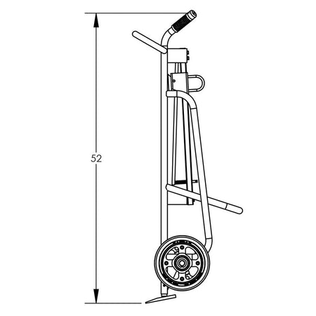 Valley Craft Steel 2-Wheel Drum Hand Trucks - F81735A7