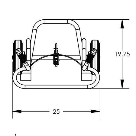 Valley Craft Steel 2-Wheel Drum Hand Trucks - F81735A7