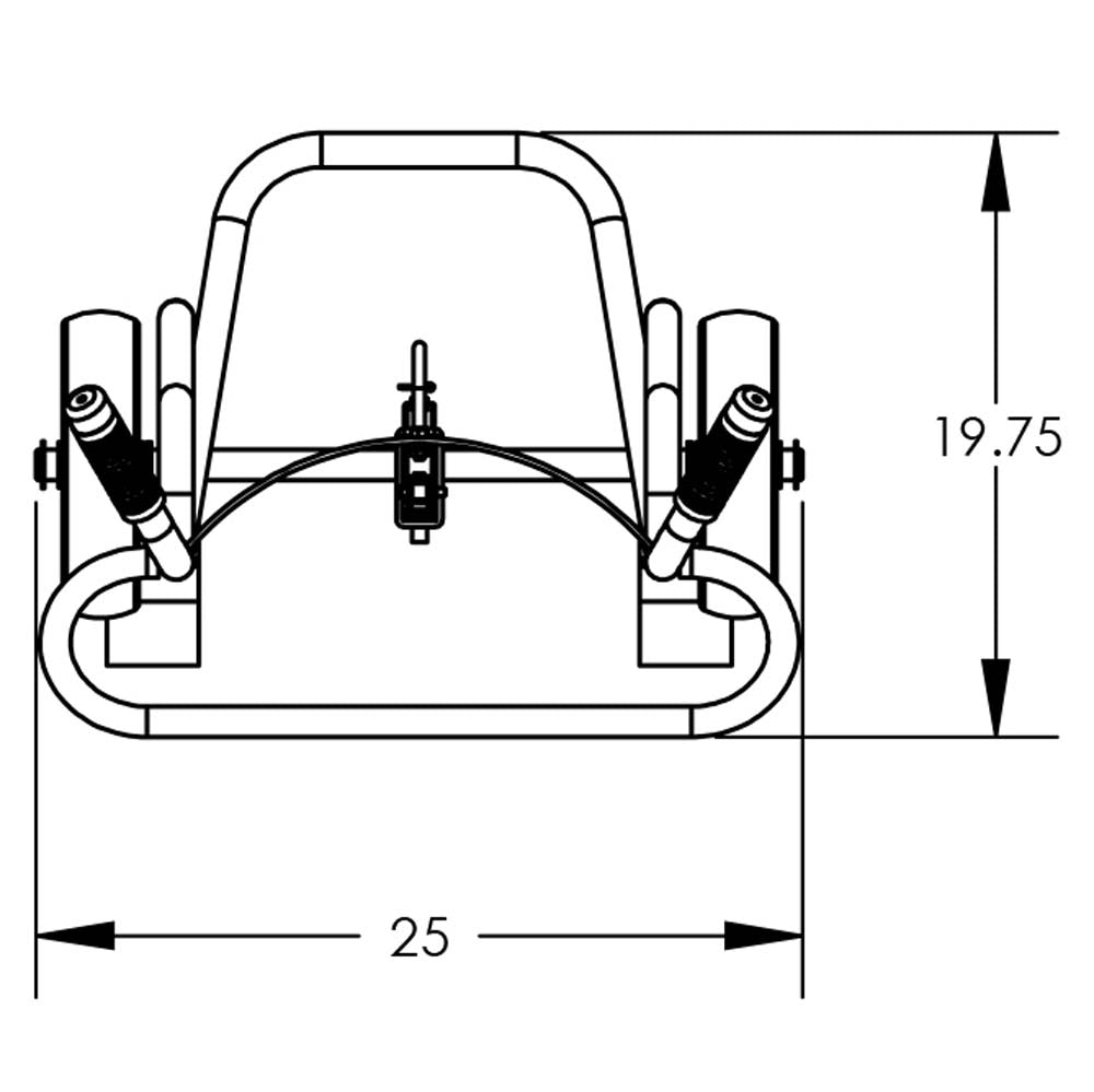 Valley Craft Steel 2-Wheel Drum Hand Trucks - F81895A3