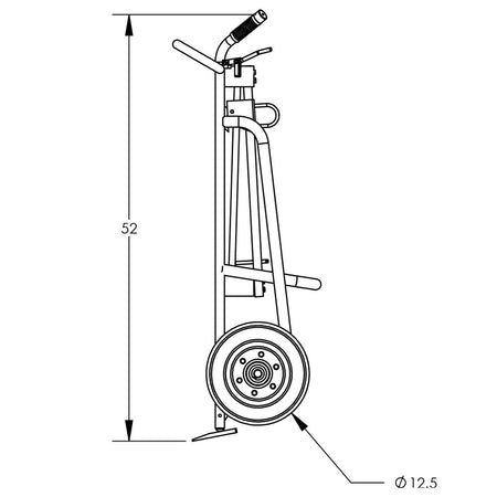 Valley Craft Aluminum 2-Wheel Drum Hand Trucks - F81925A7C