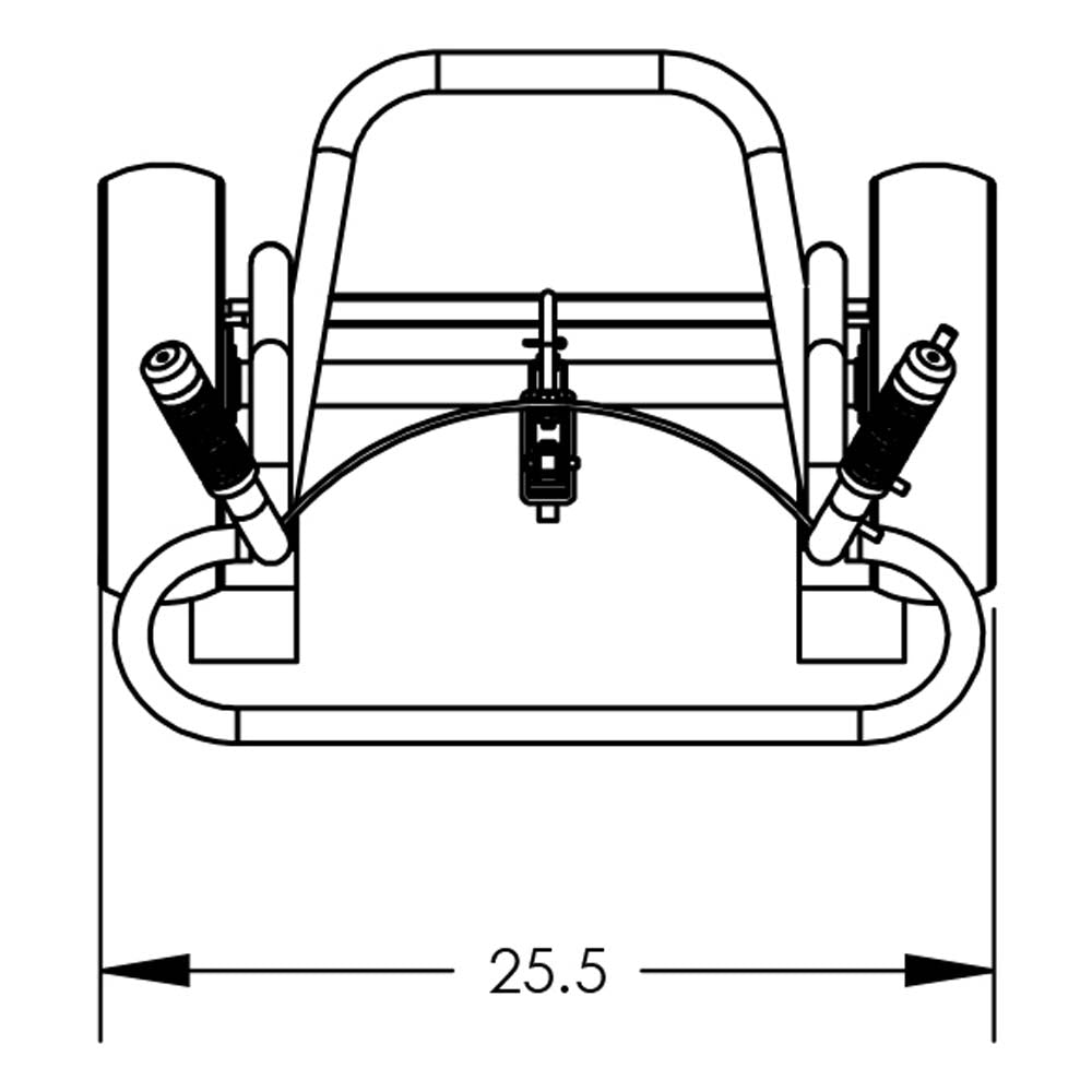 Valley Craft Steel 2-Wheel Drum Hand Trucks - F82025A4F