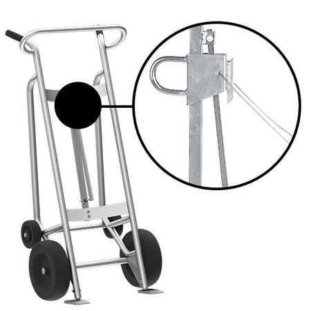 Valley Craft Aluminum 4-Wheel Drum Hand Trucks - F82175A2C