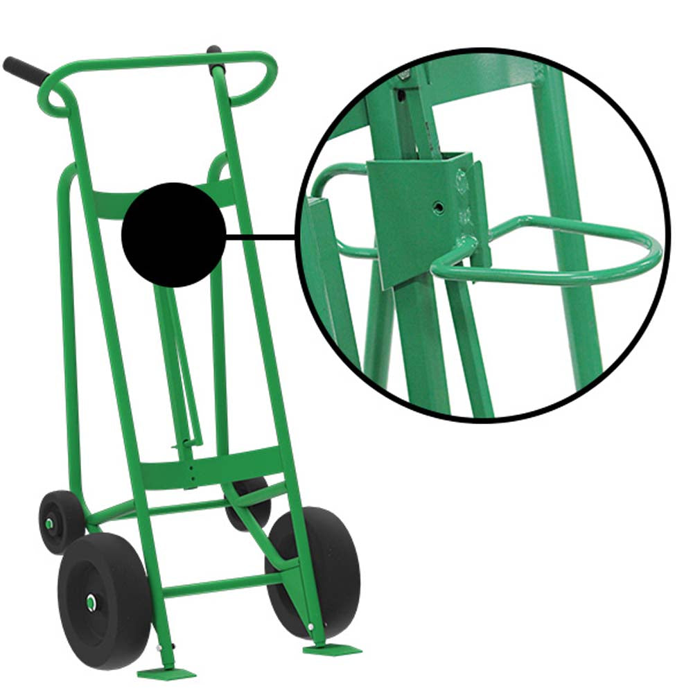 Valley Craft Steel 4-Wheel Drum Hand Trucks - F82375A0P