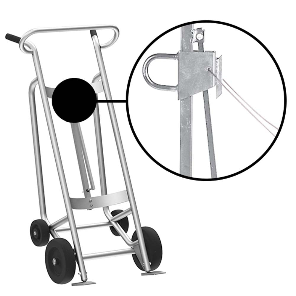 Valley Craft Aluminum 4-Wheel Drum Hand Trucks - F82645A4C