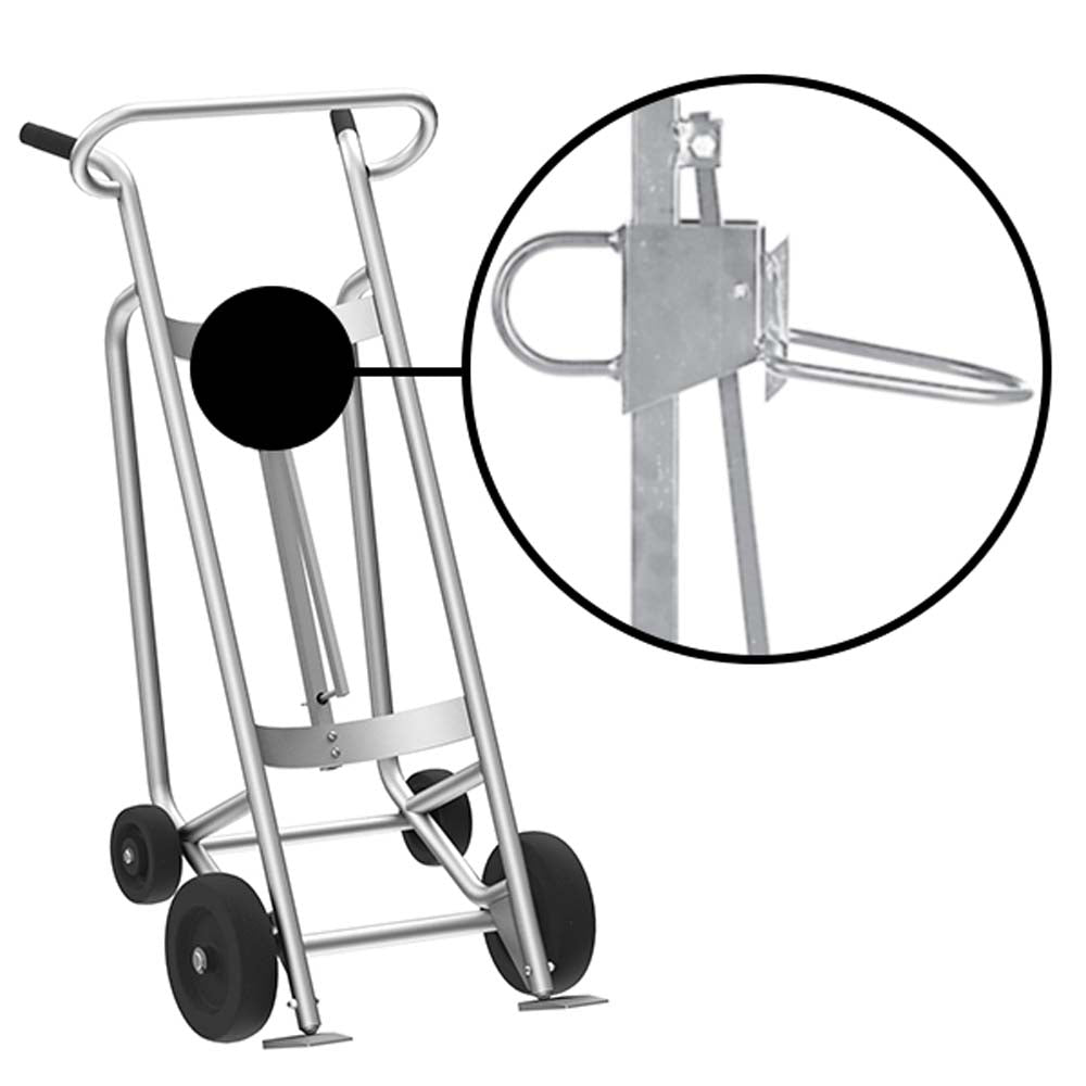 Valley Craft Aluminum 4-Wheel Drum Hand Trucks - F82645A4P