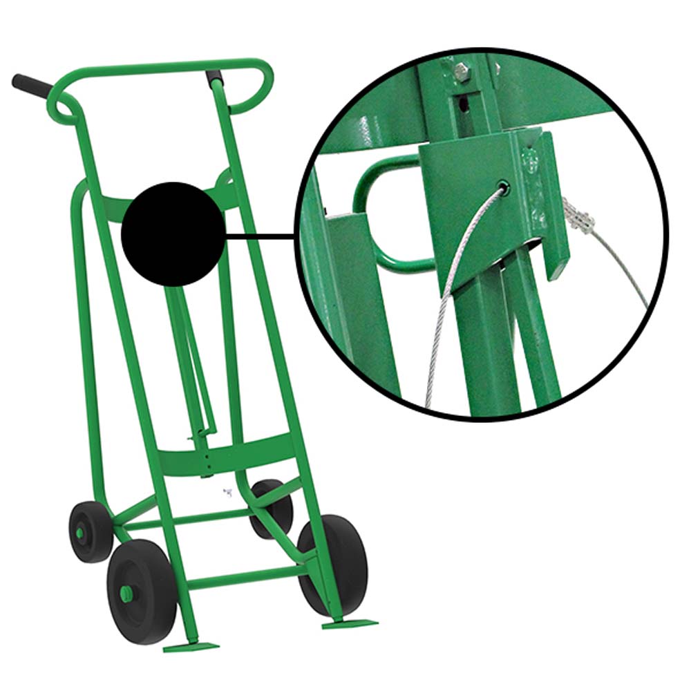 Valley Craft Steel 4-Wheel Drum Hand Trucks - F82845A2C