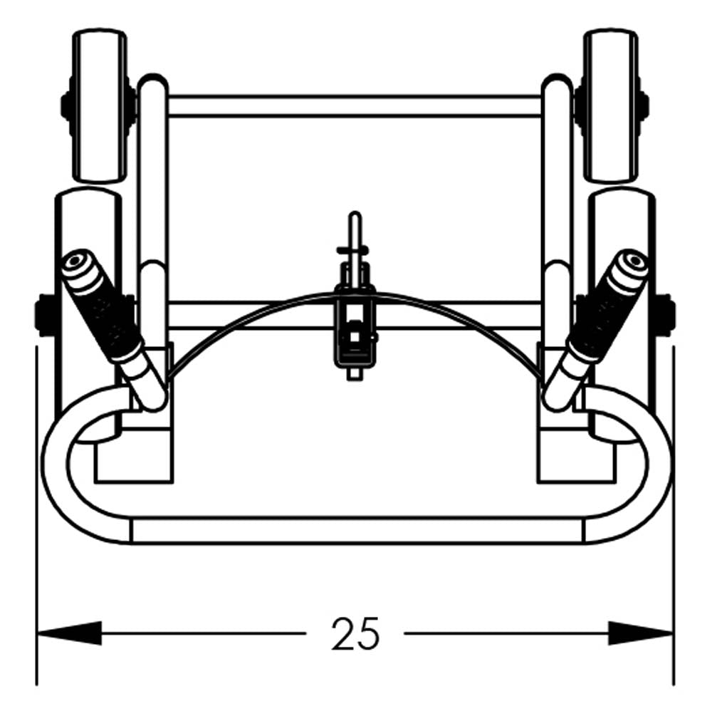 Valley Craft Steel 4-Wheel Drum Hand Trucks - F82845A2F